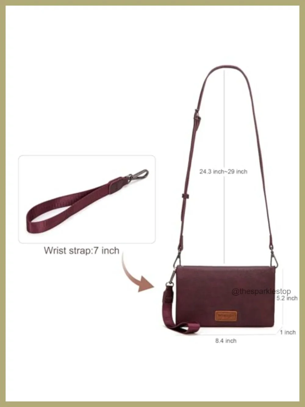 Wristlet Wallet RFID Blocking Bifold Clutch Credit Card Holder with Crossbody